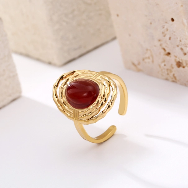 Bague Jennifer en acier inoxydable – Image 4