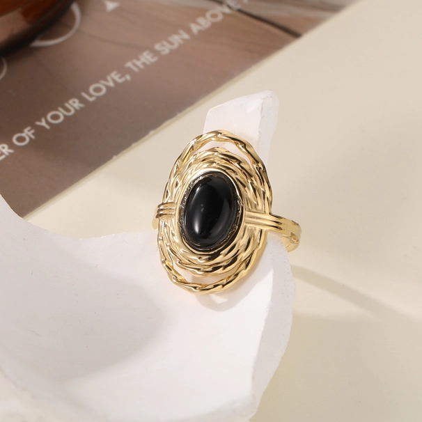 Bague Jennifer en acier inoxydable – Image 3