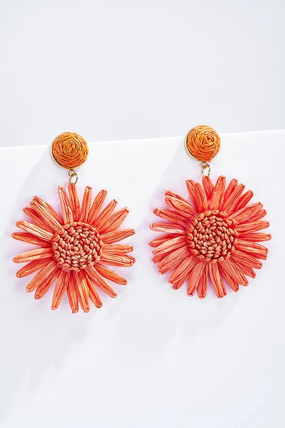 Boucles d'oreilles flowers – Image 4