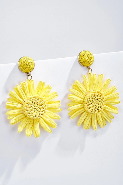 Boucles d'oreilles flowers – Image 6