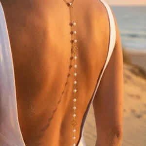 collier dos nu en acier inoxydable