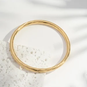Bracelet jonc en acier inoxydable