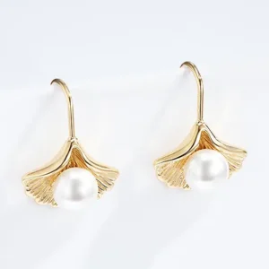 Boucles d'oreilles ginkgo