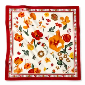Foulard en satin 70x70 cm