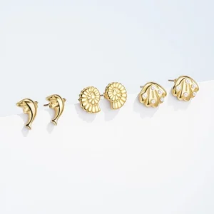 Puces d'oreilles coquillage